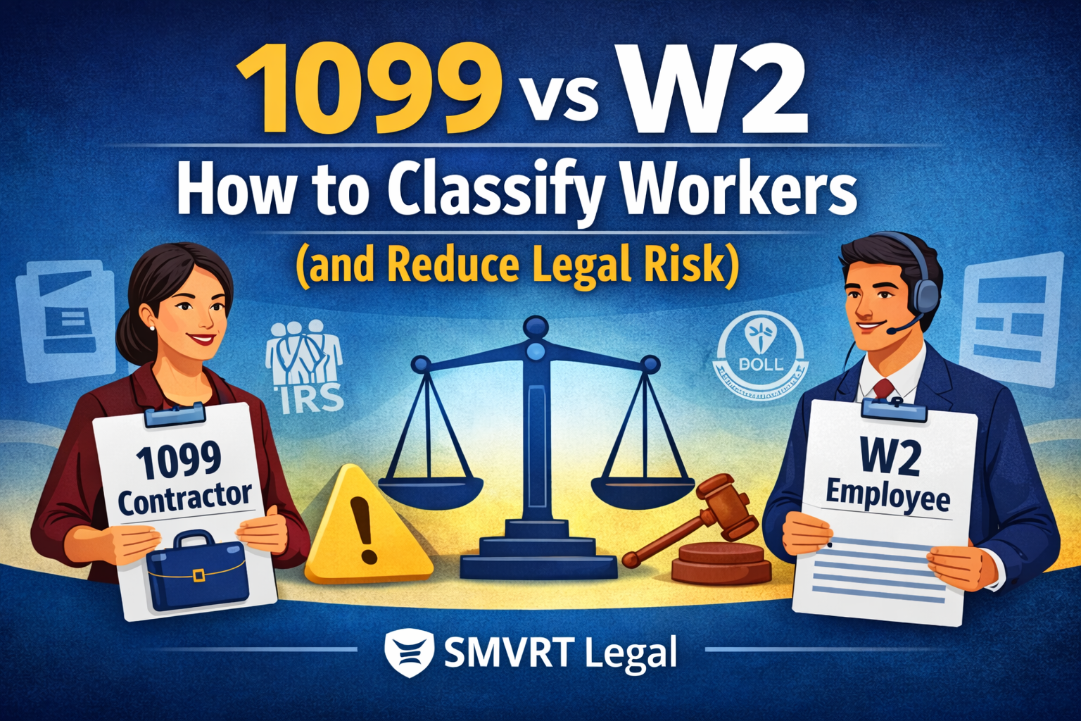 1099 vs W2: How to Classify Workers and Reduce Legal Risk