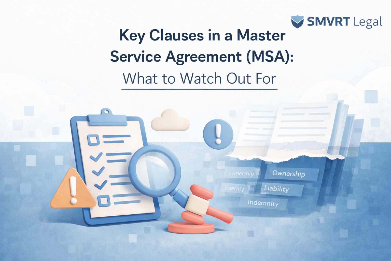 Key Clauses in a Master Service Agreement (MSA): What to Watch Out For